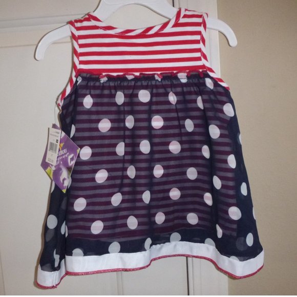 Toddler Girls Bluberi Blvd 2pc Dress Tunic Tank Top & Bike Shorts Size 2T NWT - Picture 3 of 4